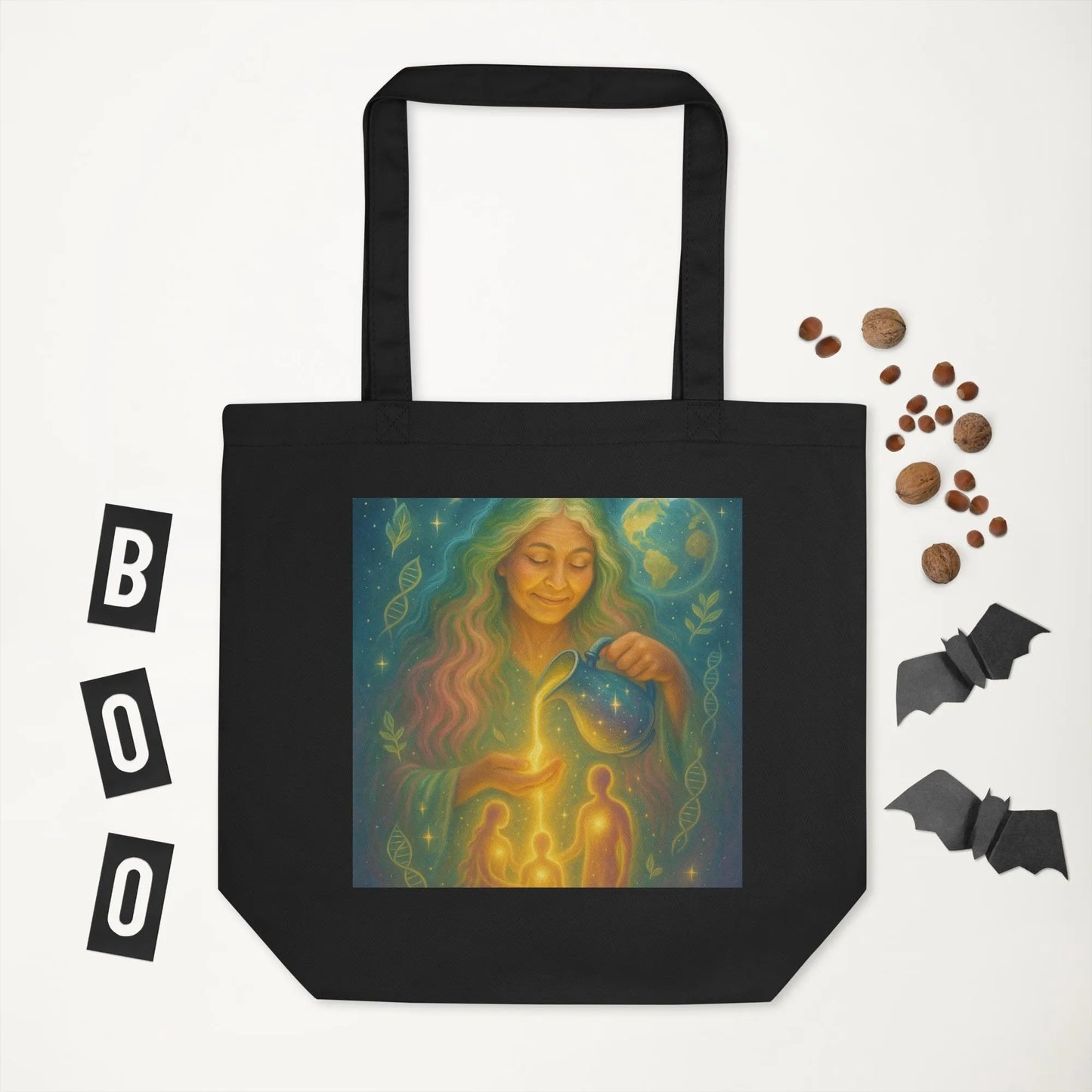 Gaia – She Who Pours Light | Tote + Keepsake