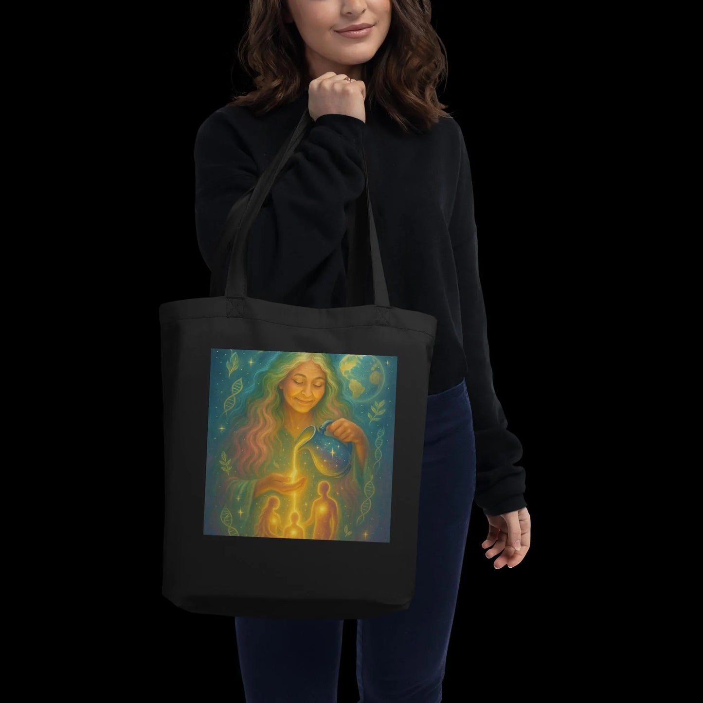 Gaia – She Who Pours Light | Tote + Keepsake
