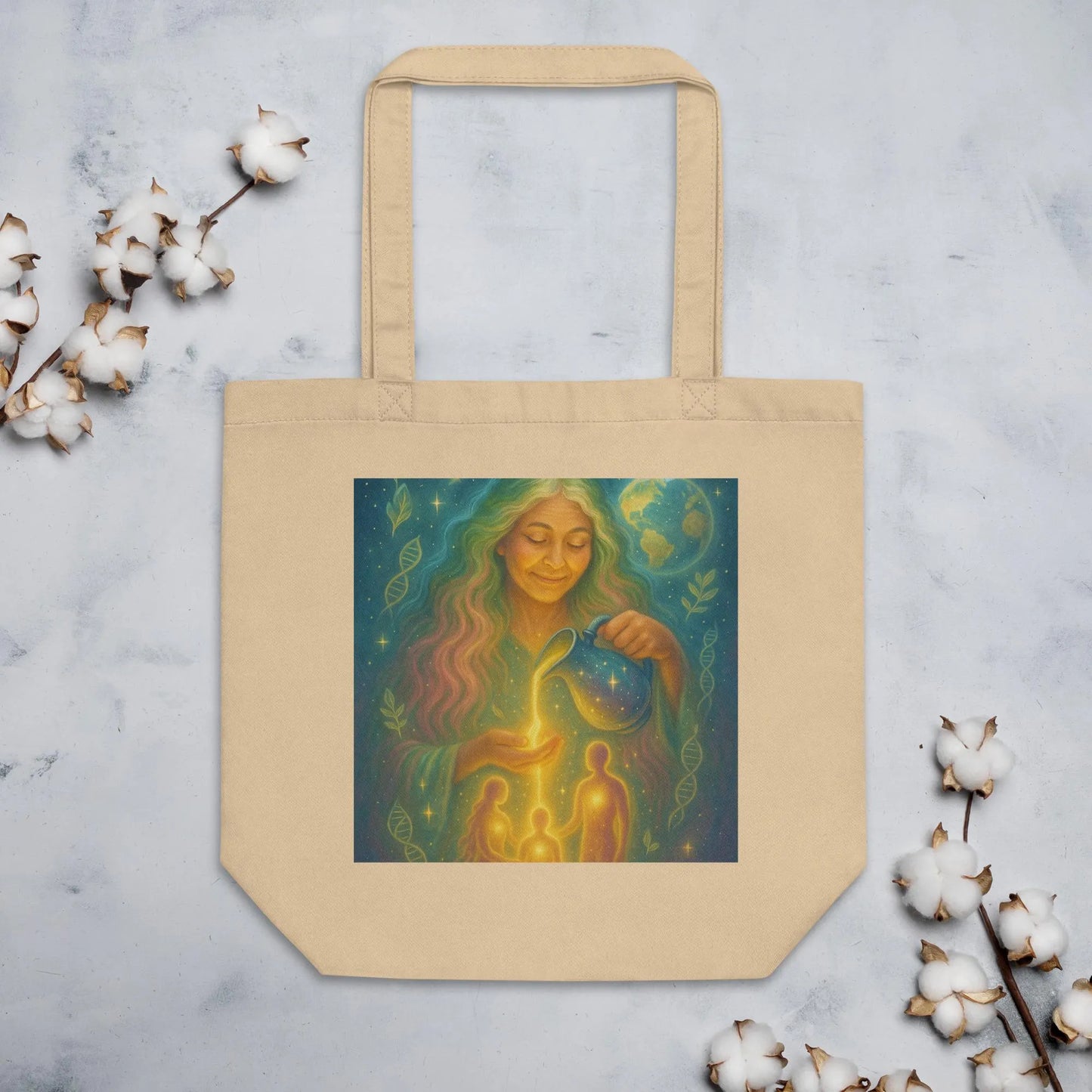 Gaia – She Who Pours Light | Tote + Keepsake