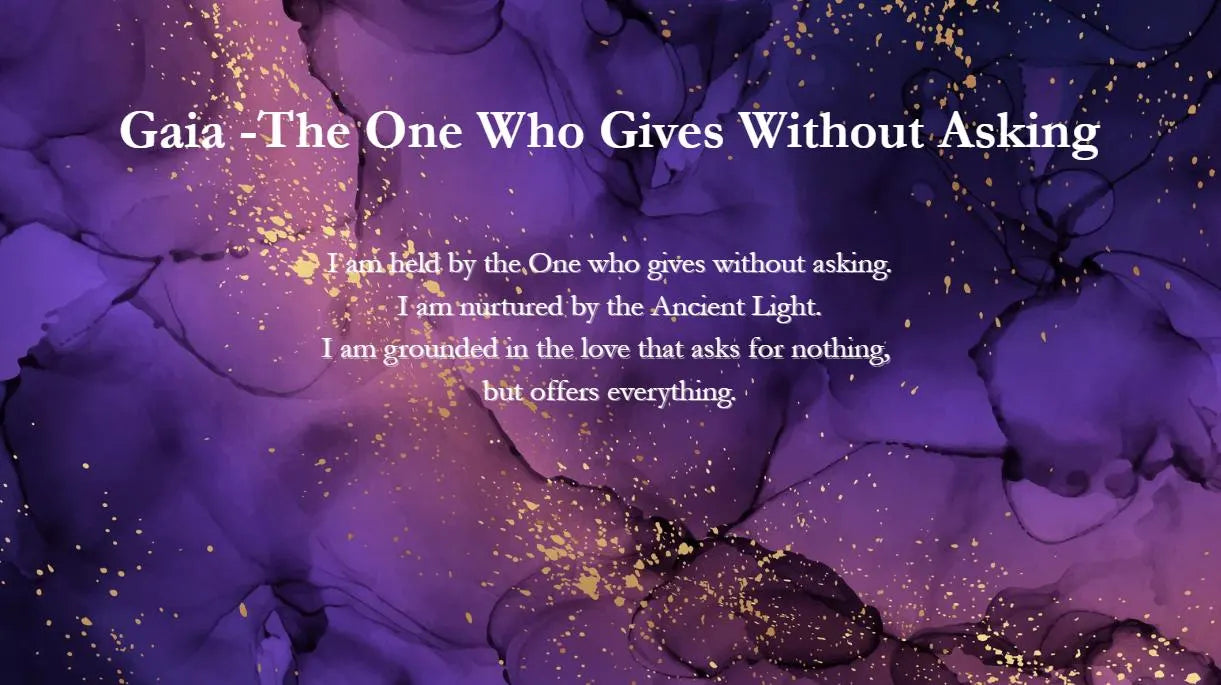 Gaia – She Who Pours Light | Tote + Keepsake
