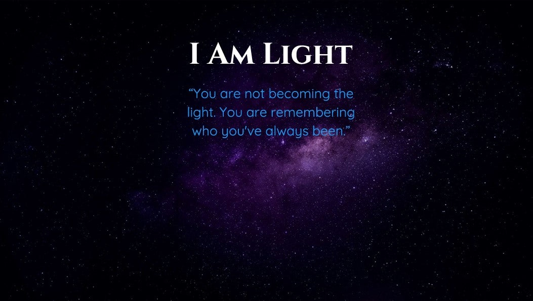 I Am Light - Cosmic Remembrance Hoodie