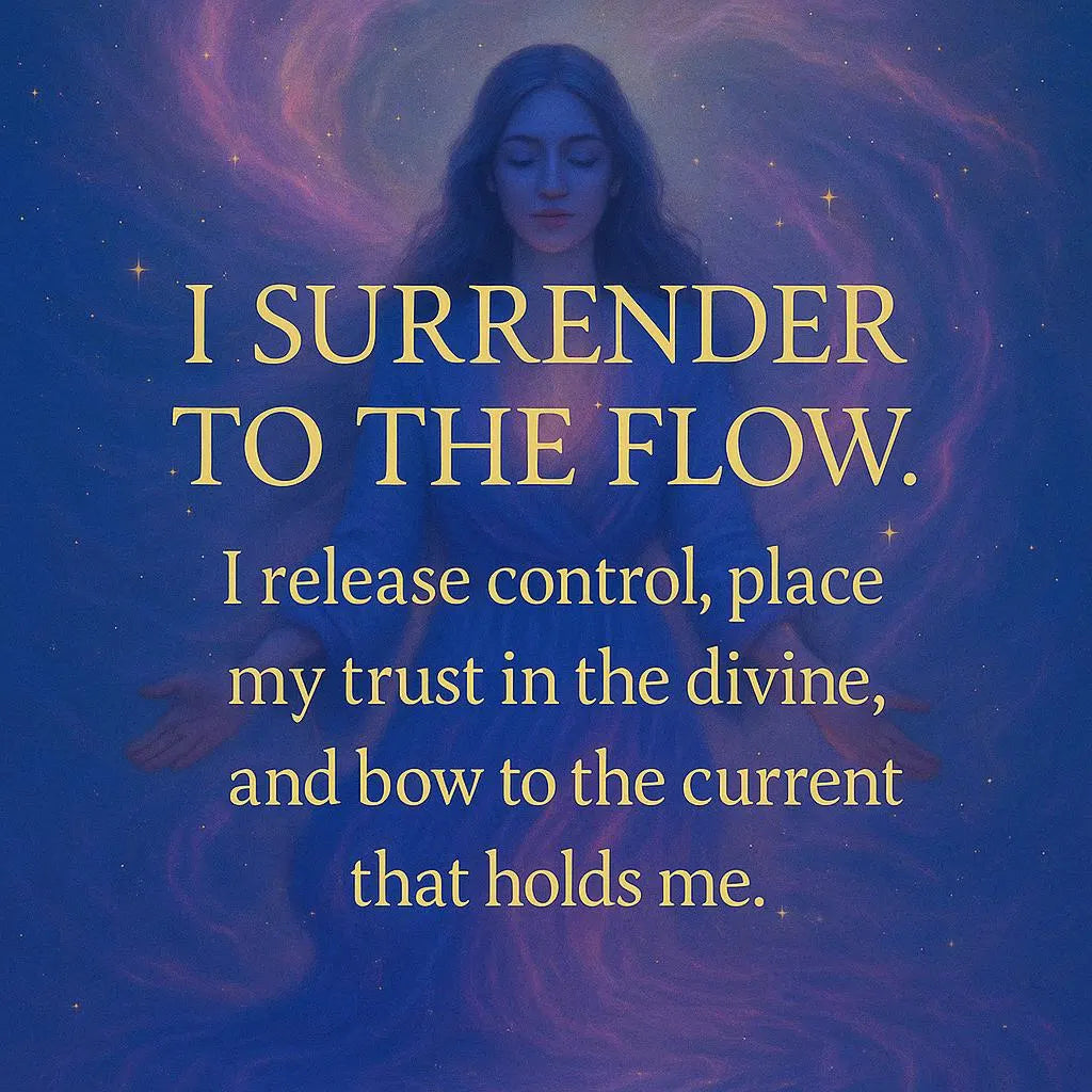 Divine Trust in Motion | Women's Spiritual Muscle Tank – Surrender to the Flow