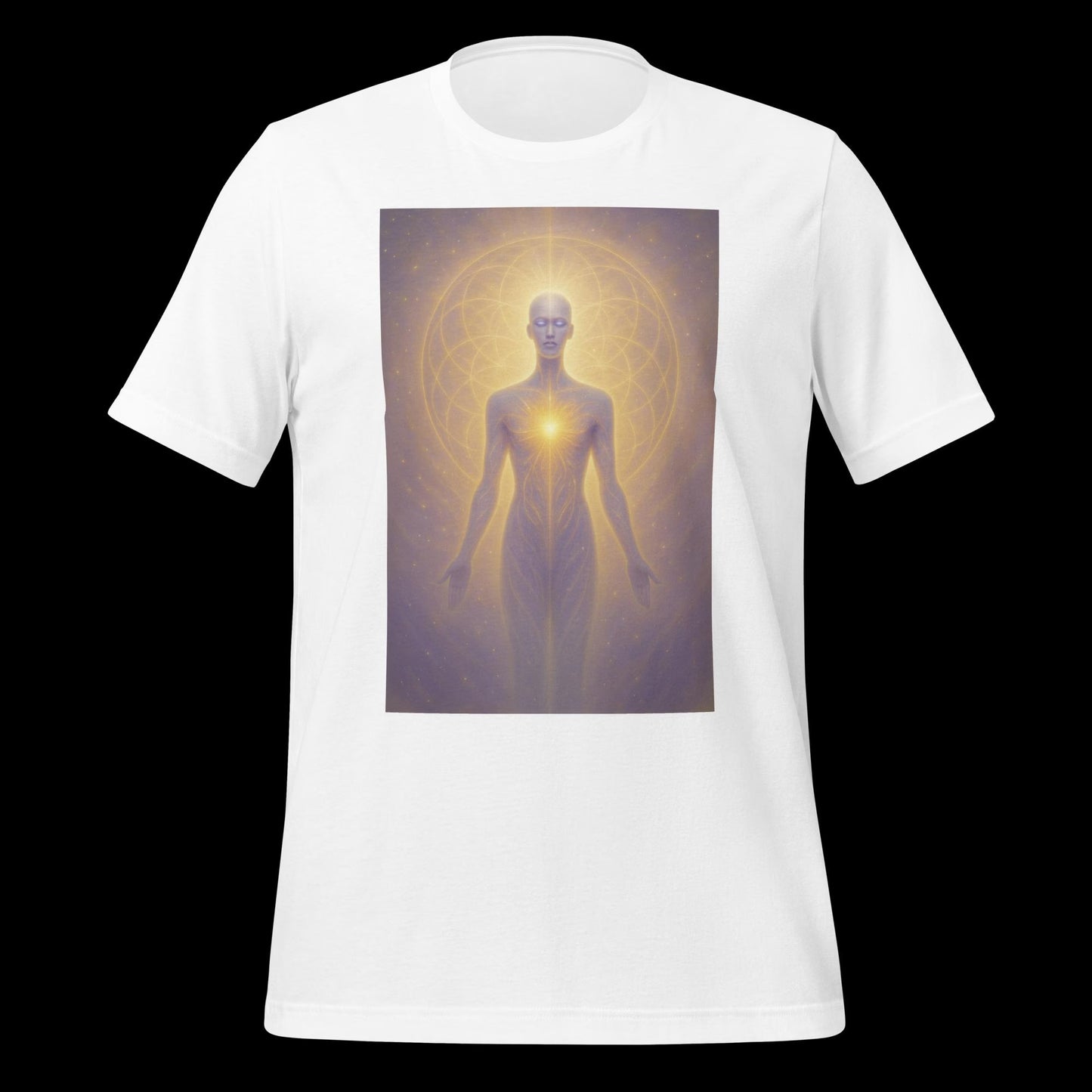 Inner Divinity – Sacred Remembrance Tee | Light Body Shirt, Starseed Activation Top, Spiritual Awakening Gift