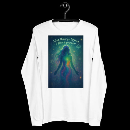 What Makes You Different Is Your Superpower – Long Sleeve Tee