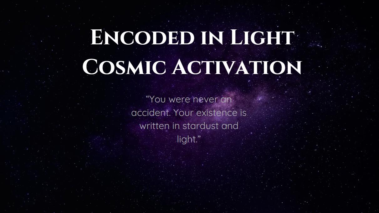 Encoded in Light – Starseed DNA Tee (Unisex)