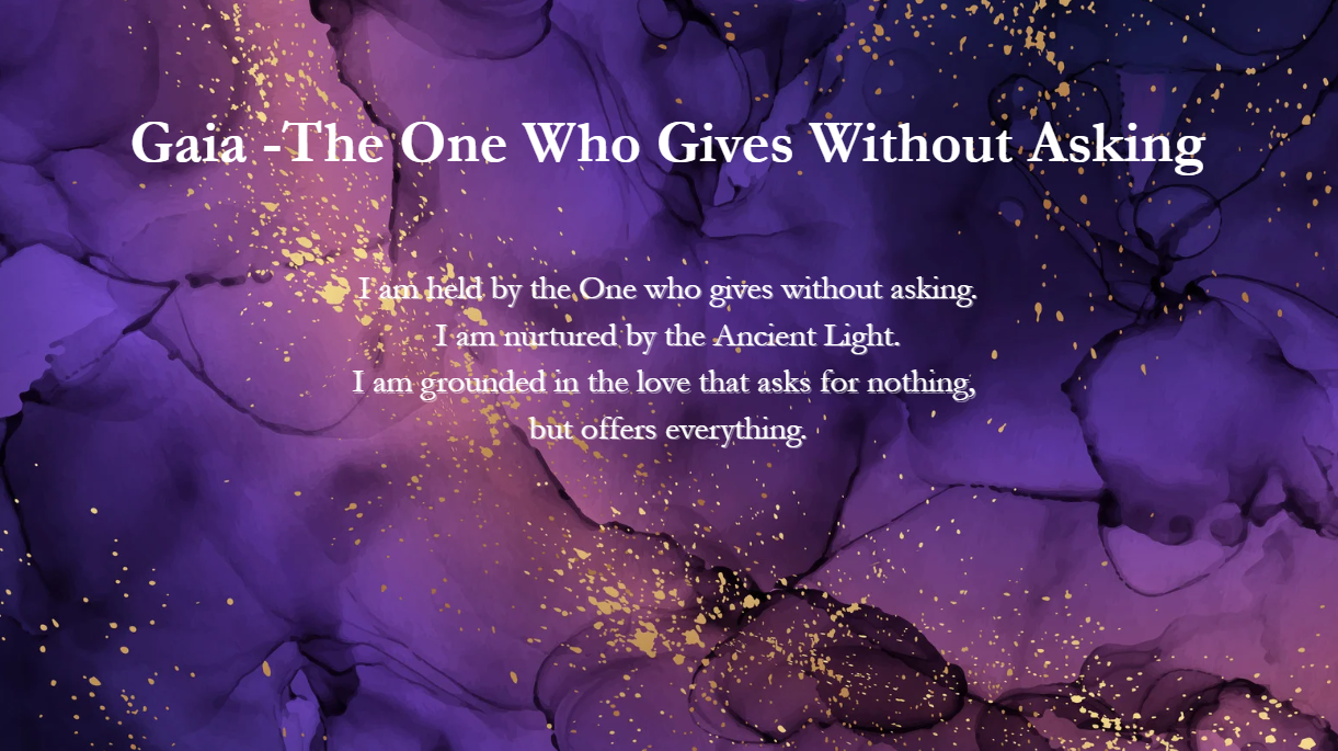 Gaia – She Who Pours Light (Latte Mug Edition)