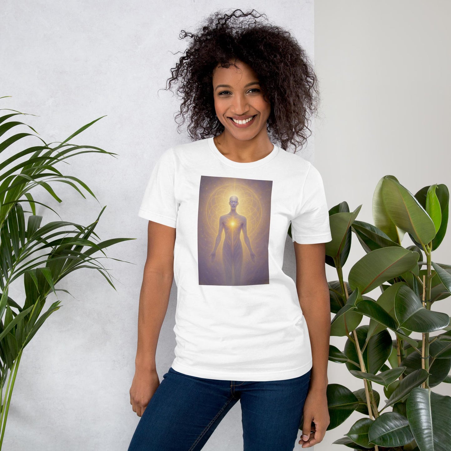 Inner Divinity – Sacred Remembrance Tee | Light Body Shirt, Starseed Activation Top, Spiritual Awakening Gift