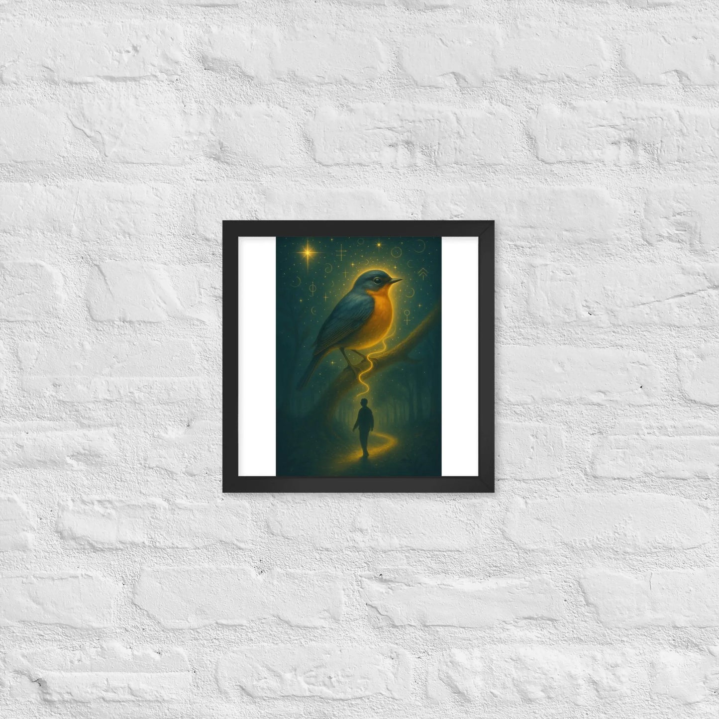 When I Finally Looked, He Was Waiting | Robin Spirit Guide Art + Bonus Affirmation