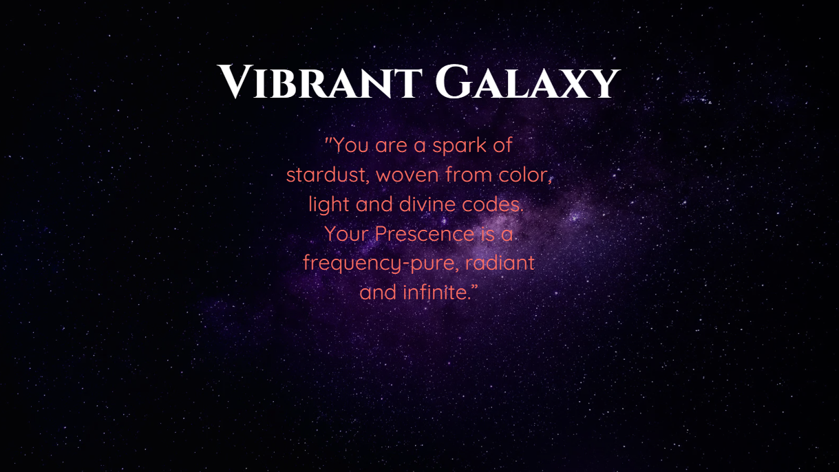 Vibrant Galaxy – Stardust Frequency Tee (Unisex)