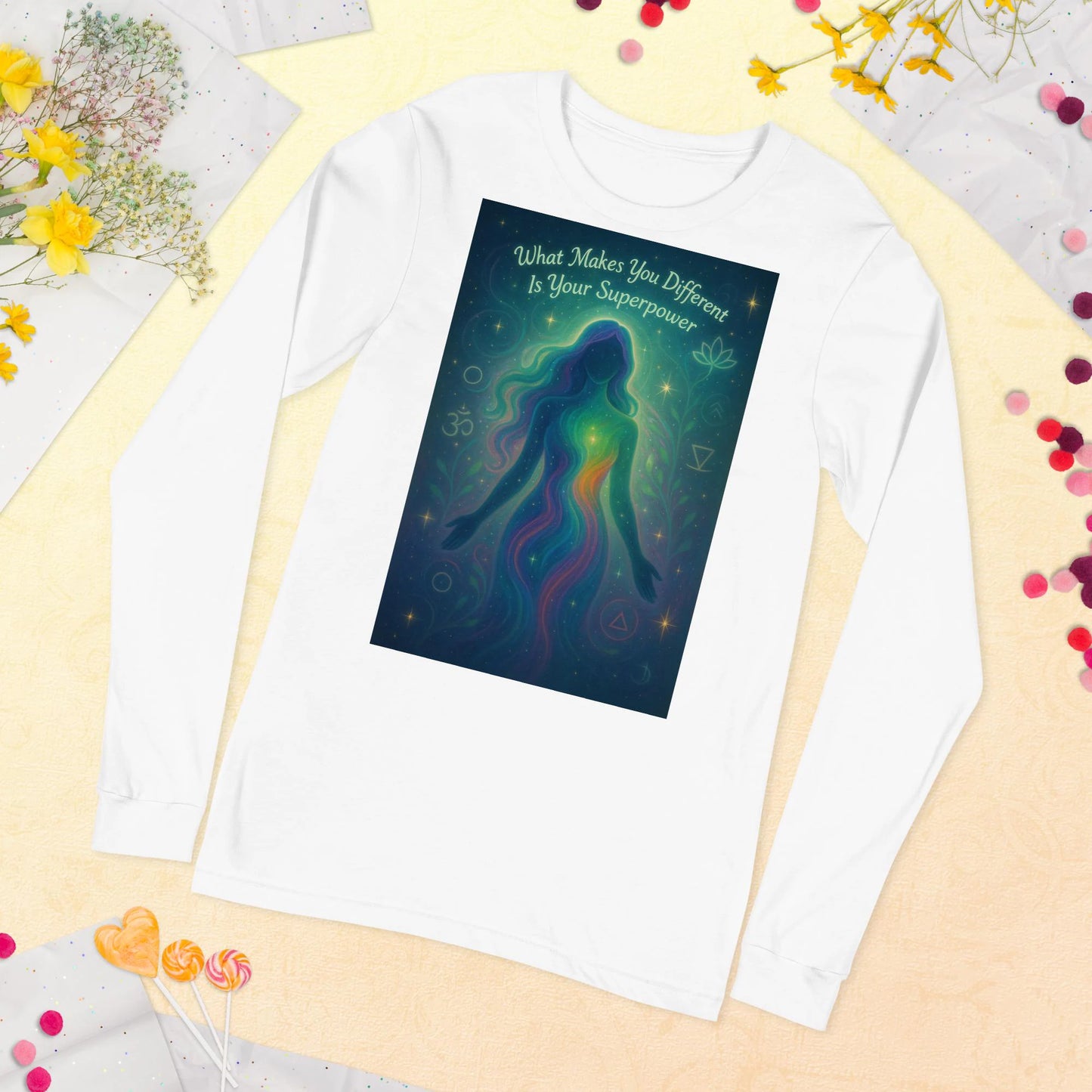 What Makes You Different Is Your Superpower – Long Sleeve Tee